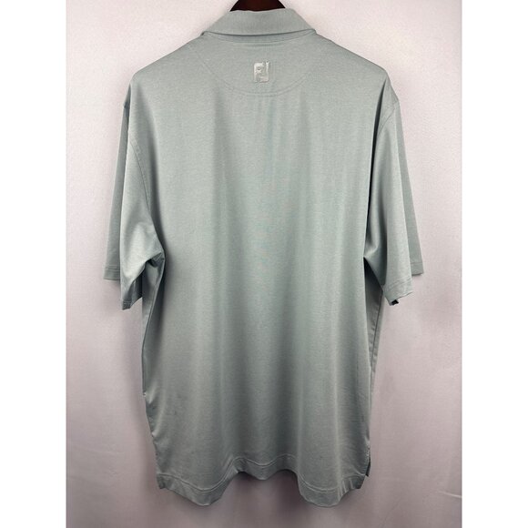 Men’s FootJoy XL Light Gray Polo Golf Shirt - Picture 3 of 6